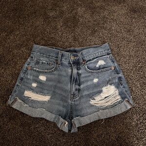Aeropostale Blue Mom Shorts Size 4 0226
